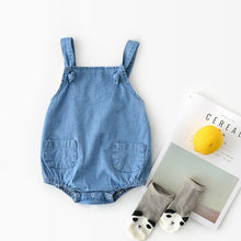 Load image into Gallery viewer, Infant kids Jeans Romper