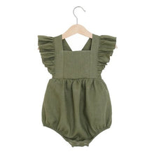 Load image into Gallery viewer, Baby Girl Romper Clothes Linen Summer