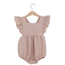 Load image into Gallery viewer, Baby Girl Romper Clothes Linen Summer
